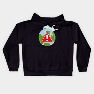 Climate Change Awareness Kids Hoodie